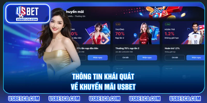 Thông tin khái quát về khuyến mãi USBET